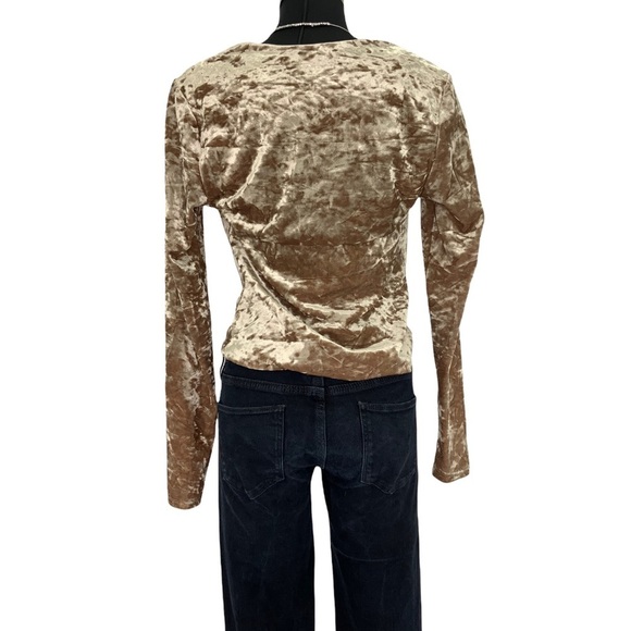 Free People Velvet Top B6 - Picture 6 of 9